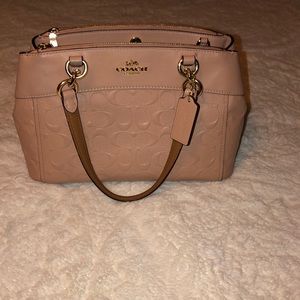 Coach purse- Nude pink
